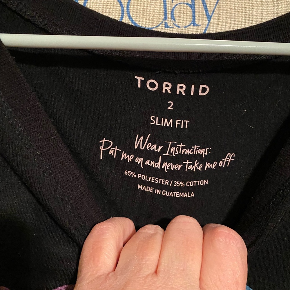 Torrid Classic Fit Crew Tee with Colorful Graphic - Picture 7 of 9